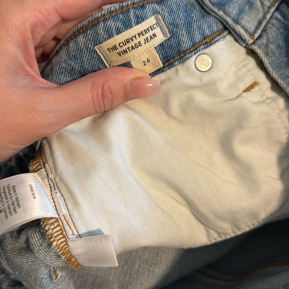 madewell the curvy perfect vintage jean - Picture 5 of 5